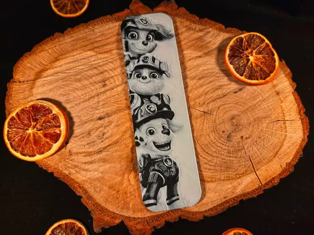 HueForge model: Paw patrol 2 bookmark - hueforge by EternalDesigns3D