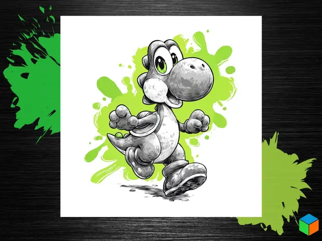 HueForge model: 🍄 September Drop #1 — Yoshi! by 3D Prints By Vic