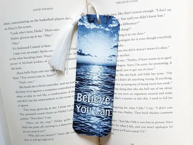 HueForge model: Bookmark, Believe You Can, Inspirational Quote by Dame Jo