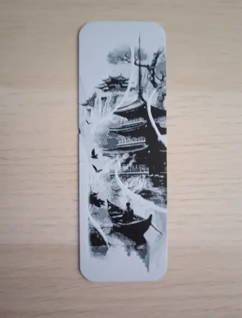 HueForge model: Barca Lago Japones Bookmark by Atrus Design