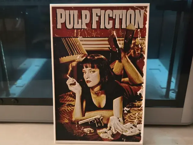 HueForge model: Pulp Fiction Movie Poster - Hueforge Art by Lumpy3D