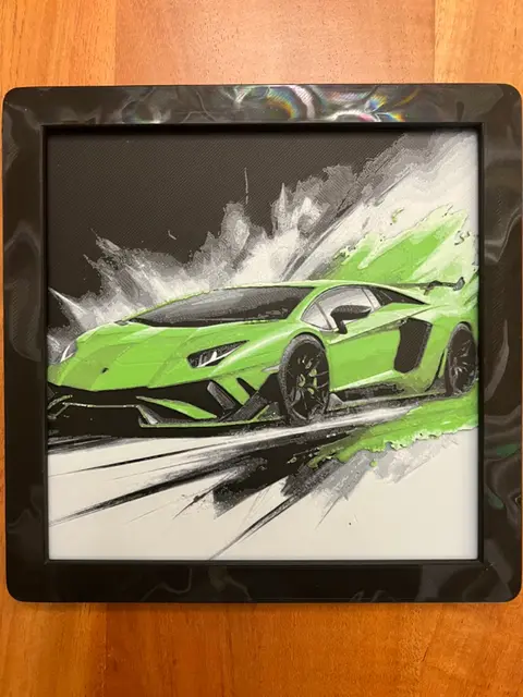 HueForge model: Lamborghini Aventador by JustBe 3D Printing