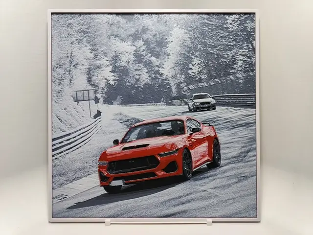 HueForge model: Mustang on the Nürburgring – Hueforge by BeaN