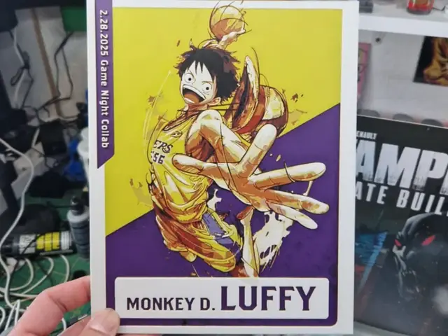 HueForge model: One Piece Hueforge - Luffy Lakers by Dakiren