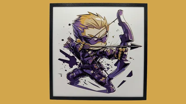 Hawkeye - Chibi Edition - Marvel Hueforge