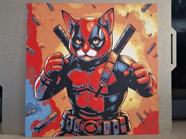 HueForge model: Catpool - Hueforge - 4 colours! by 3dGlow