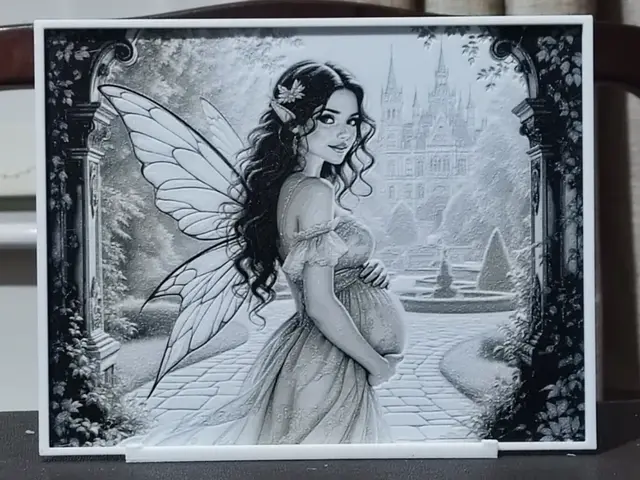 HueForge model: Expectant Fairy - HueForge 3 Color by BoDad