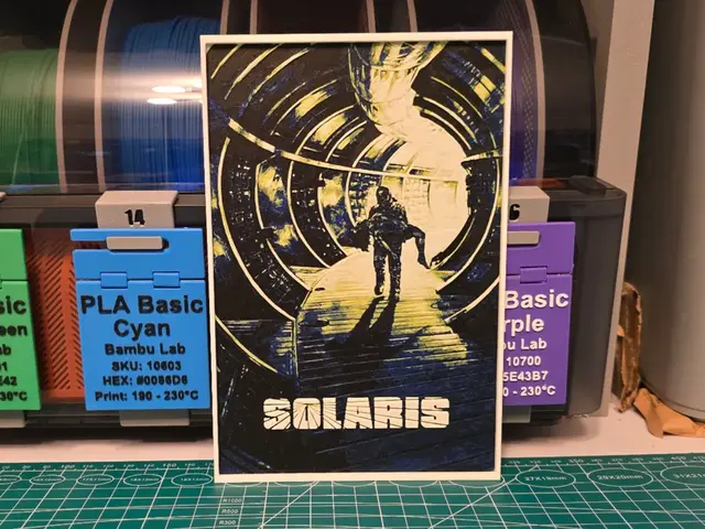 Solaris Movie Poster - Hueforge Art