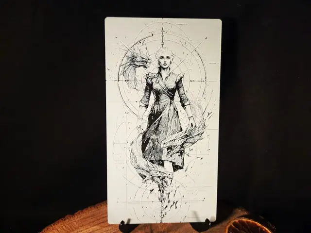 HueForge model: Daenerys Targaryen hueforge 110x200 by EternalDesigns3D