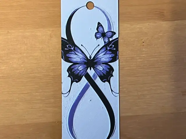 HueForge model: cancer bow bookmark by Morganja