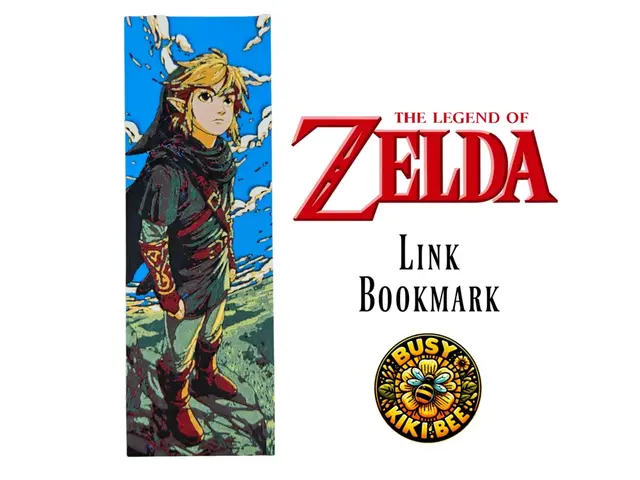 HueForge model: Link (The Legend of Zelda) Bookmark by BusyKikiBee
