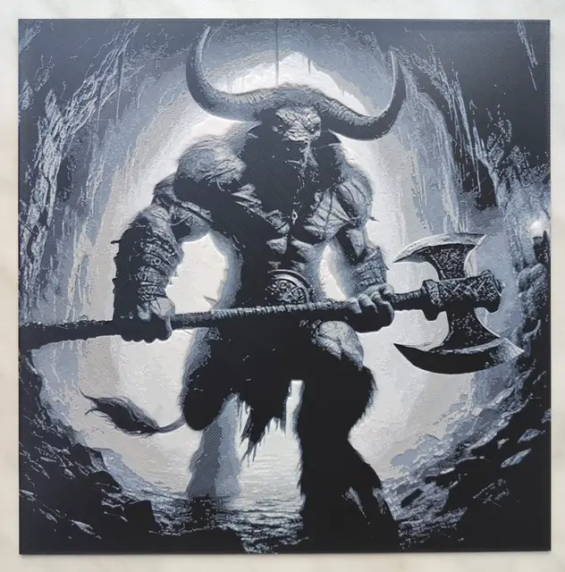 HueForge model: Minotaur - Hueforge by BeaN