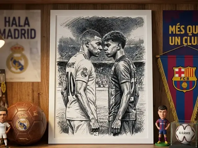 HueForge model: Mbappe VS Lamine Yamal - HueForge by keko