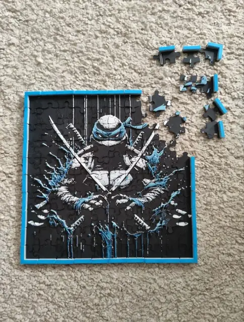 HueForge model: Puzzle ninja turtles (Leonardo) by Litolunar