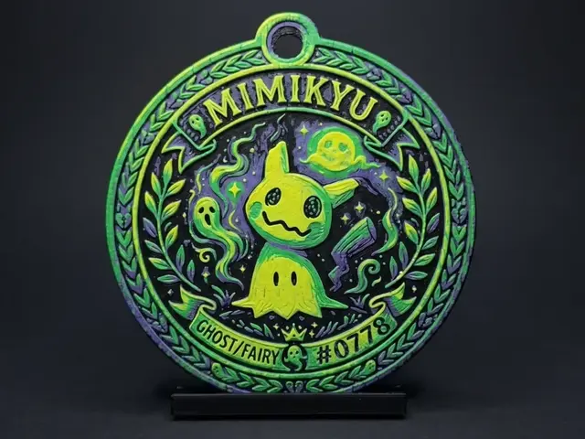 HueForge model: Mimikyu #0778 - Pokemon Ornament by LED