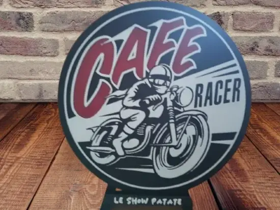 HueForge model: Plaque Cafe Racer Hueforge by leshowpatate