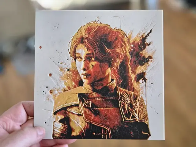 HueForge model: Maelle Hueforge Graffiti by 3Ree Printing