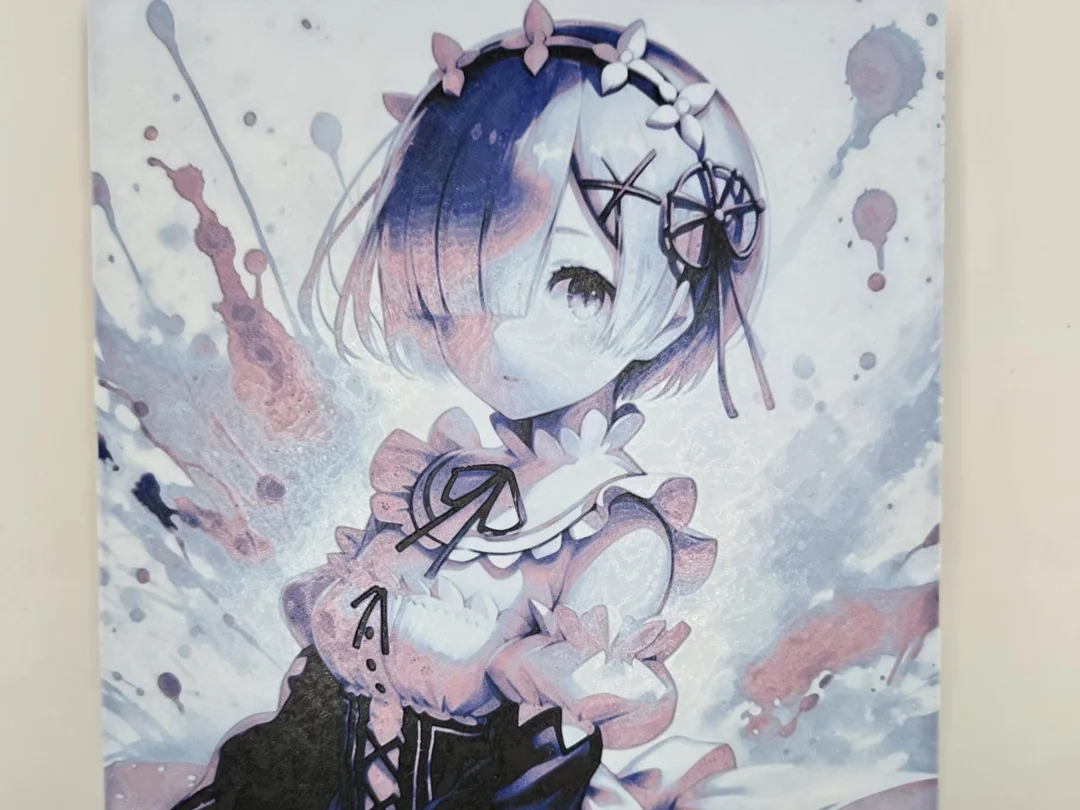 Graffiti Rem Hueforge by 3Ree Printing HueForge model: Graffiti Rem Hueforge by 3Ree Printing