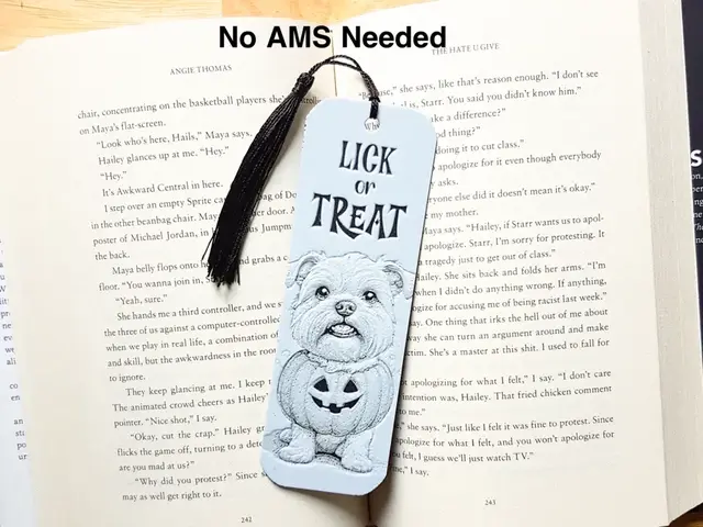 HueForge model: Bookmark, Lick or Treat. Hueforge. by Dame Jo