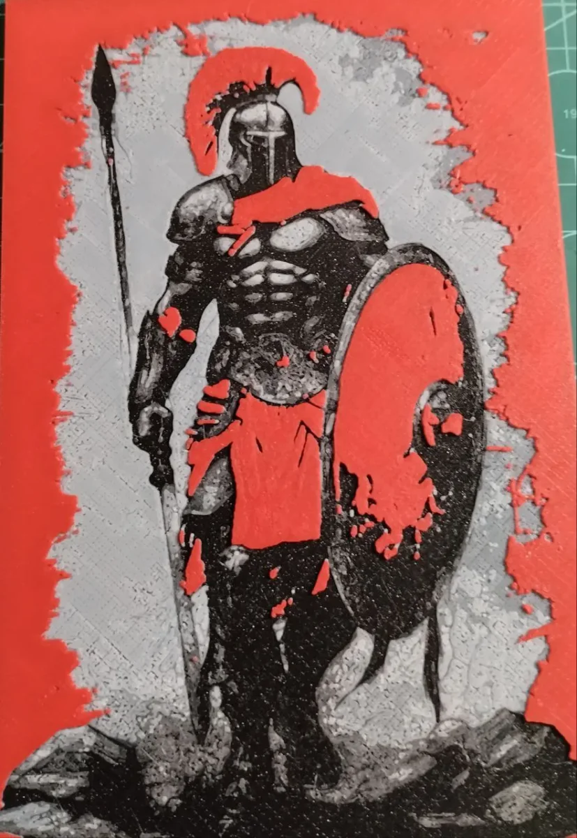 SPARTAN by FYTY112 HueForge model: SPARTAN by FYTY112