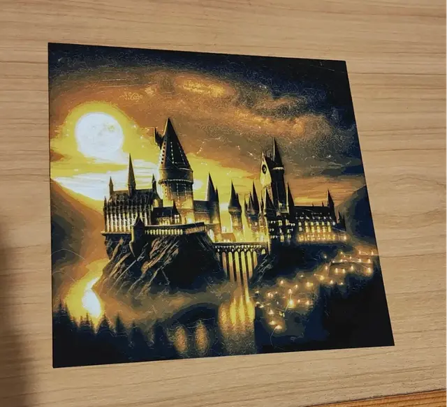 HueForge model: Hogwarts by night Harry Potter HueForge by enricoRE