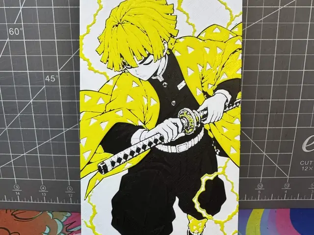 Hueforge of Zenitsu Agatsuma from Demon Slayer