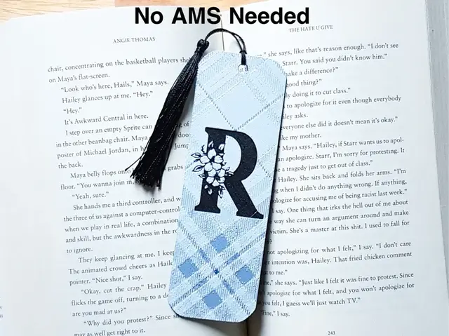 HueForge model: Monogram R Bookmark, Hueforge. by Dame Jo