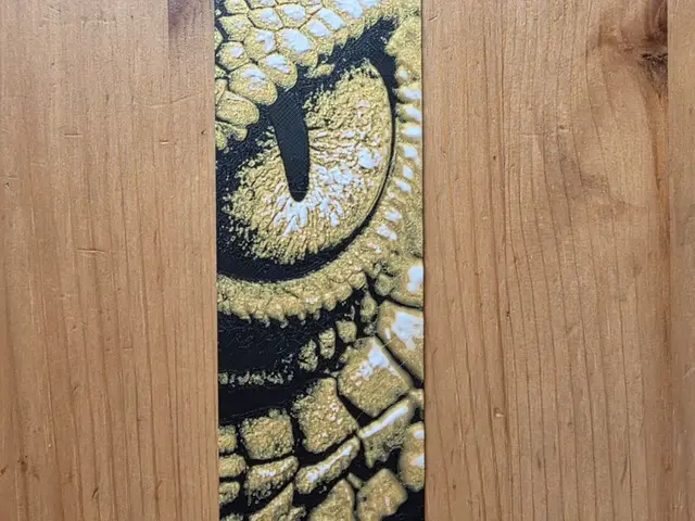 HueForge model: Golden Dragon Eye Bookmark by Morganja
