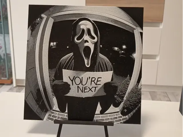 HueForge model: Ghostface - You're next Hueforge by 3DNesy