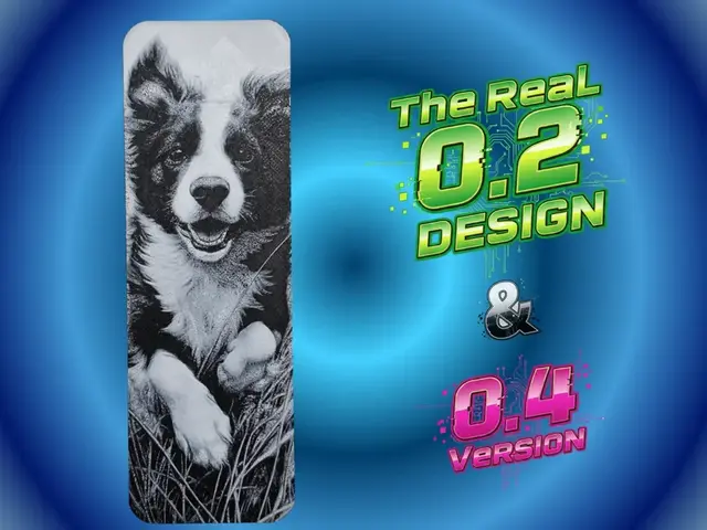 HueForge model: Border Collie Bookmark by Atrus Design