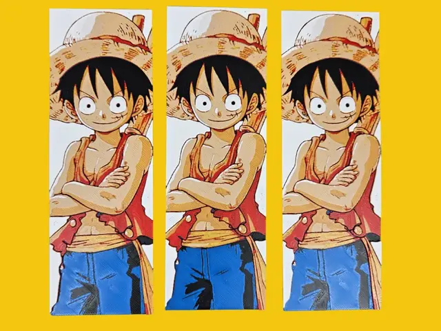 HueForge model: Monkey D Luffy - One Piece Bookmark by BusyKikiBee