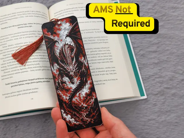 HueForge model: Dark Dragon Fantasy HueForge Bookmark by 2D Wall Art