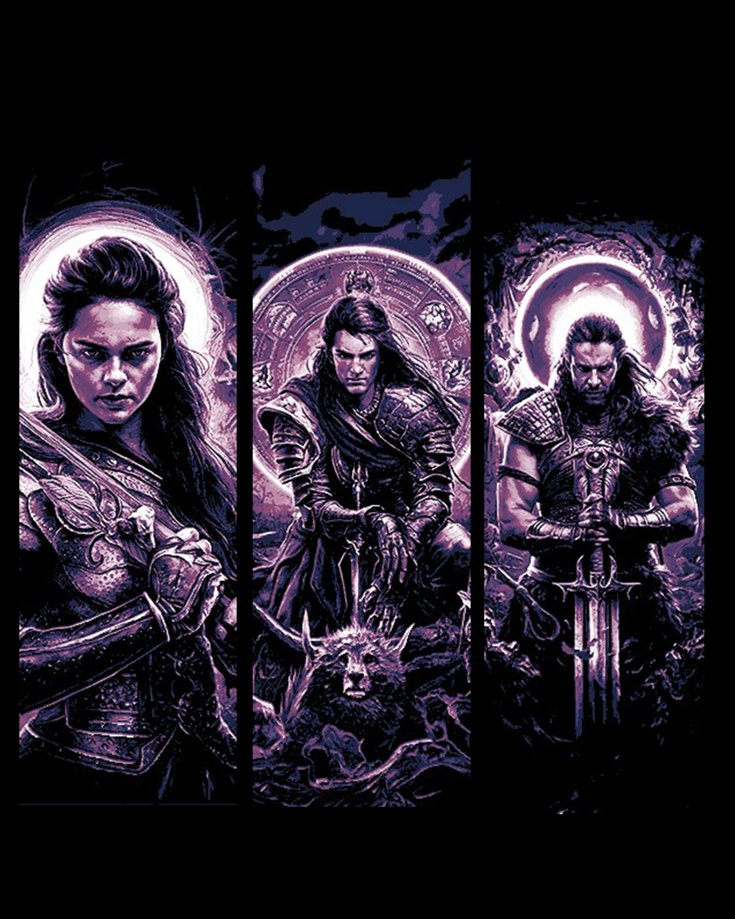 Dungeon and Dragons Adventurers ready for the depths - set of bookmarks by BooneCo3d HueForge model: Dungeon and Dragons Adventurers ready for the depths - set of bookmarks by BooneCo3d