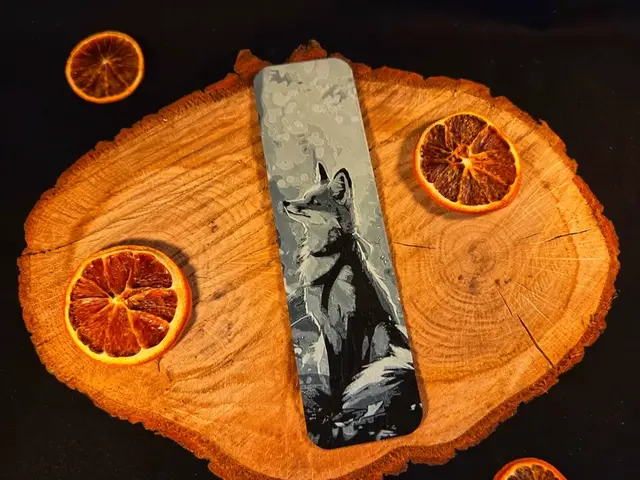 HueForge model: Fox bookmark - hueforge by EternalDesigns3D
