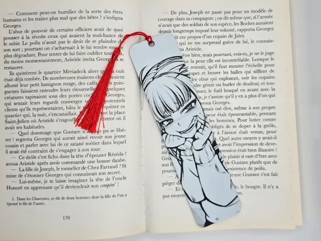 HueForge model: Bookmark Himiko Toga MHA by Kactus Fpv