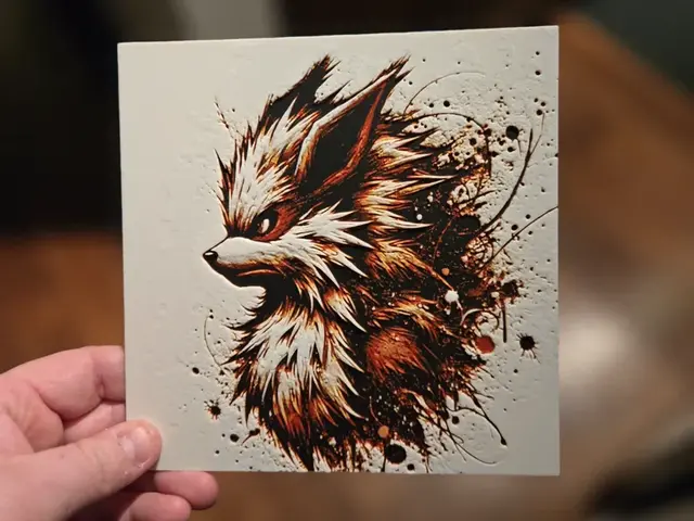 HueForge model: Graffiti Arcanine Hueforge by 3Ree Printing