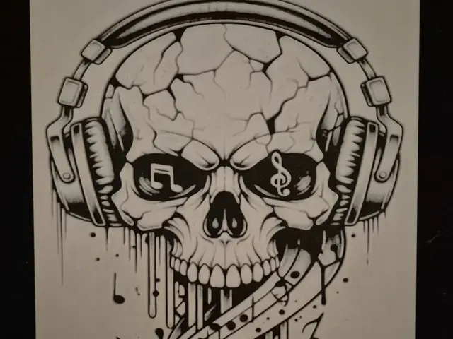 HueForge model: skull music hueforge by Buntsta