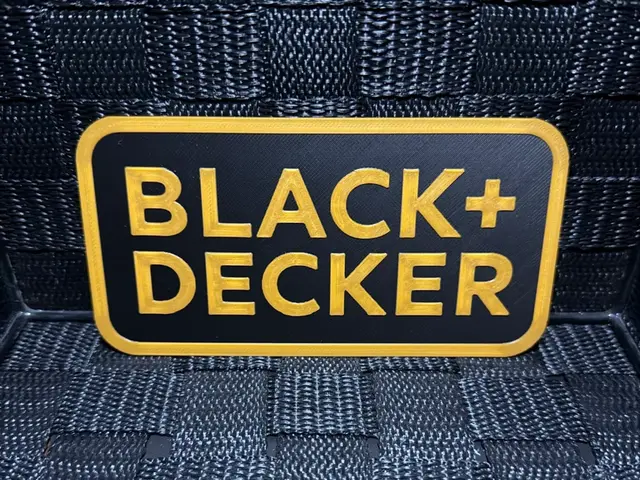 HueForge model: Black & Decker Logo - Hueforge by JoDau