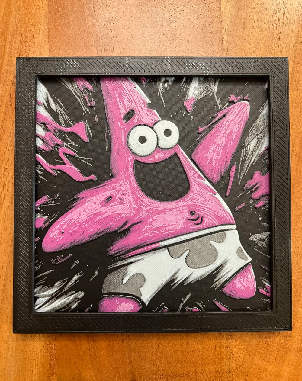 Patrick Star by JustBe 3D Printing HueForge model: Patrick Star by JustBe 3D Printing