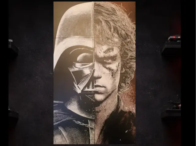 HueForge model: Darth Vader & Anakin - Hueforge/8-Piece Hugeforge by HueFoundry