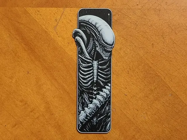 HueForge model: Alien Xenomorph Bookmark by Sarge