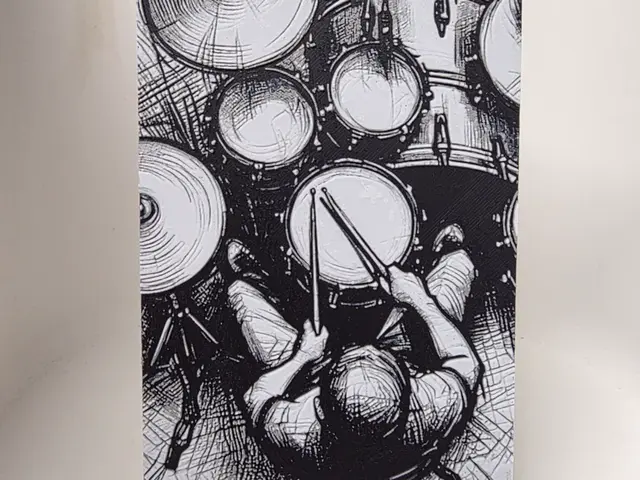 HueForge model: Drummer Hueforge by Morganja
