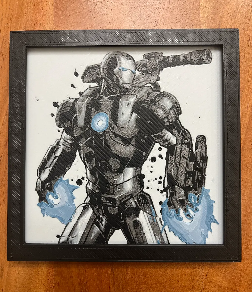 War Machine by JustBe 3D Printing HueForge model: War Machine by JustBe 3D Printing