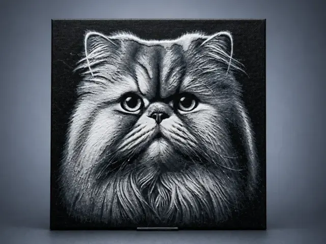 HueForge model: Persian cat by Aleksandr