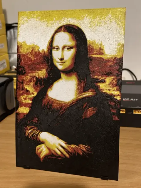 HueForge model: Gioconda Monna Lisa Leonardo Da Vinci by enricoRE