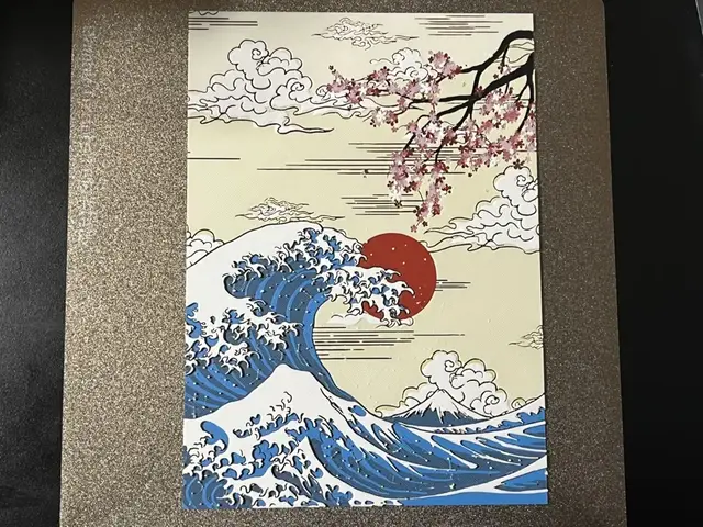 HueForge model: Japanese Wave Hueforge by FantasyZ