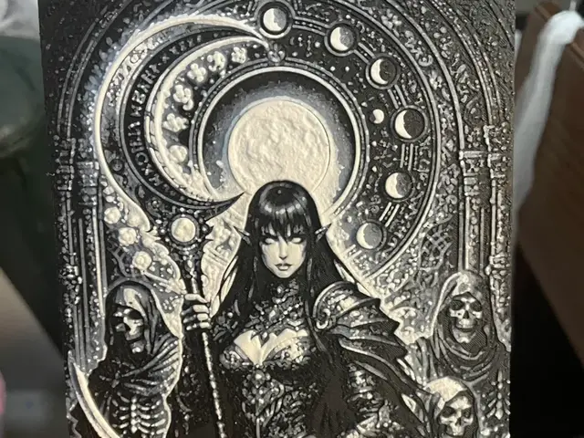 HueForge model: Elf Necromancer Hueforge by Advancedtechworldwide
