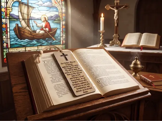 HueForge model: The Lord's Prayer, Our Father Prayer Bookmark by 3djd