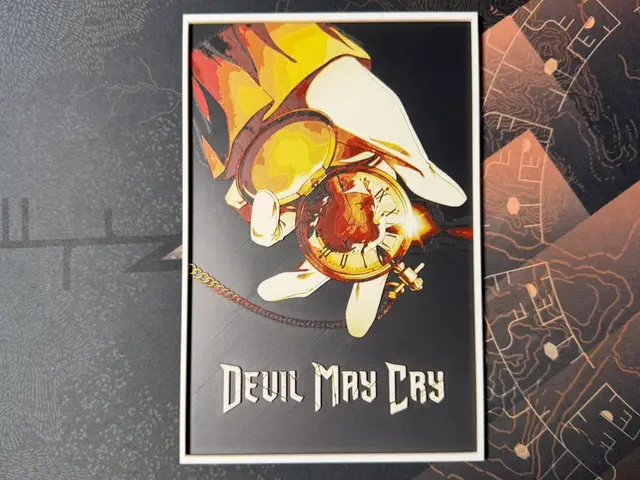 HueForge model: Devil May Cry - HueForge by ZorPrime7