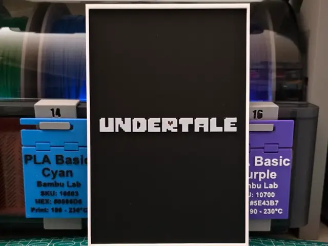 HueForge model: Undertale Poster - Hueforge Art by Lumpy3D